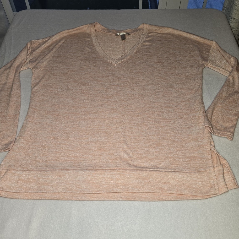 Women's Banana‎ Republic Luxespun V-Neck Sweater, Pink, Size Small